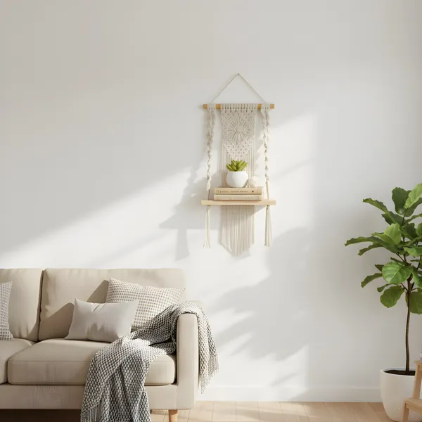 Off_White_Macrame_Wall_Hanging_Shelf_With_Plant_Holder
