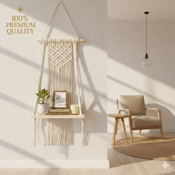 Off_White_Macrame_Hanging_Shelf_With_Wall_Decor