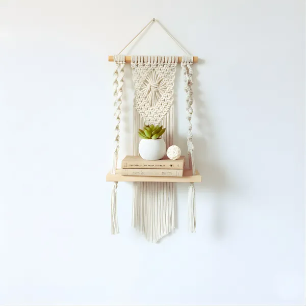 Off_White_Macrame_Wall_Hanging_Shelf_With_Plant_Holder