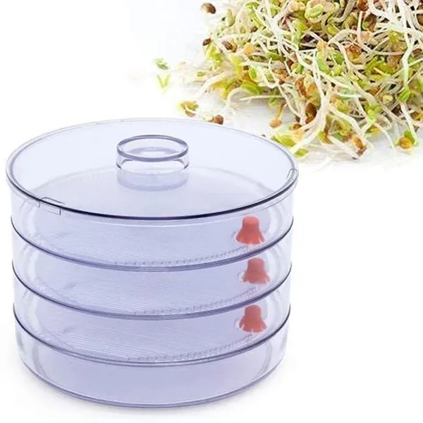White_4Layer_Stackable_Sprout_Maker_Hygienic_Home_Sprouting_System_With_Drainage_Taps_20Cm