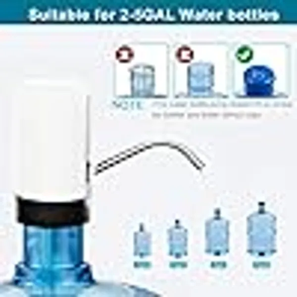 White_Automatic_Electric_Water_Bottle_Dispenser_Pump