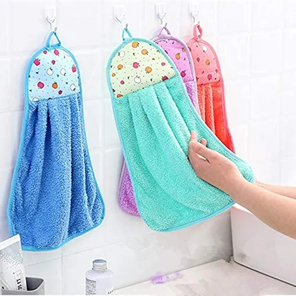 Multicolor_Microfiber_Hair_Drying_Towel_Wrap_With_Button_And_Elastic_Band
