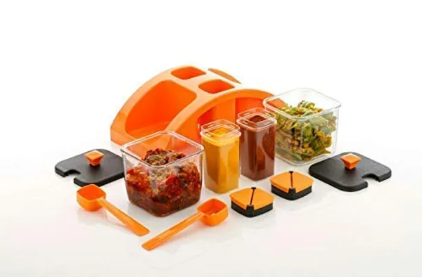 Black_Multifunction_Manual_Vegetable_Chopper_And_Dicer_With_Interchangeable_Blades