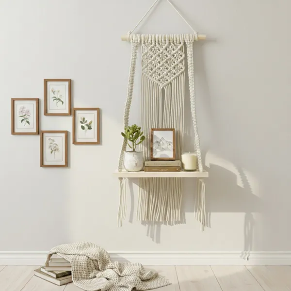 Off_White_Macrame_Hanging_Shelf_With_Wall_Decor