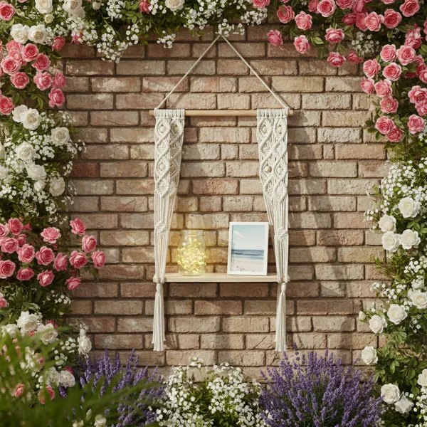 Cream_Macrame_Wooden_Wall_Hanging_Shelf_With_Rope_Design