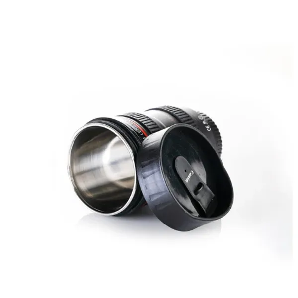 Black_Camera_Lens_Shaped_Stainless_Steel_Travel_Mug_With_Lid
