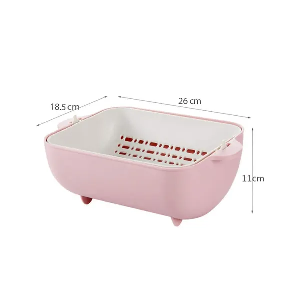 Pink_Collapsible_Doublelayer_Drain_Basket_With_Lid_Kitchen_Vegetable_Washing_And_Storage_Basket
