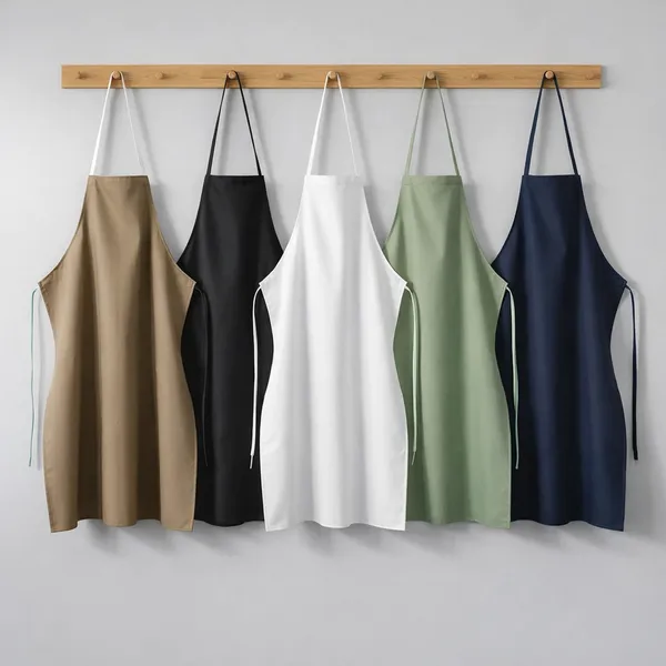 Brown_Professional_Kitchen_Apron_With_Halter_Neck_Design_76X57.5Cm