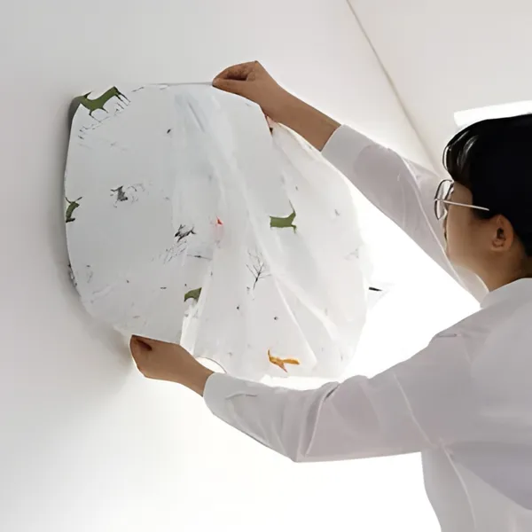 White_Decorative_Air_Conditioner_Dust_Cover_With_Forest_Animal_Print_Ac_Protector
