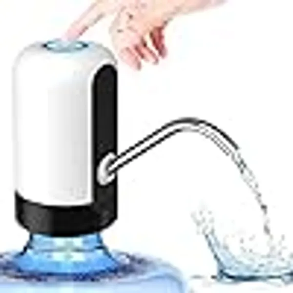 White_Automatic_Electric_Water_Bottle_Dispenser_Pump