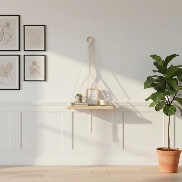 Off_White_Macrame_Hanging_Shelf_With_Wooden_Board