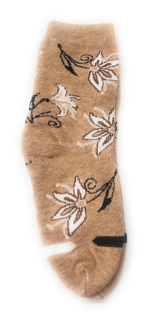 Beige_Premium_S_Woolen_Calf_Length_Thumb_Socks_For_Adults_(Pack_Of_3)