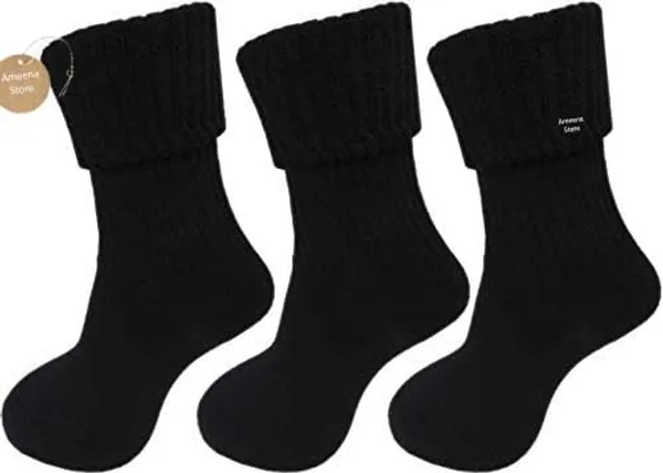 Black_Premium_Terry_Cloth_Calf_Length_Socks_For_Adults_(Pack_Of_3)