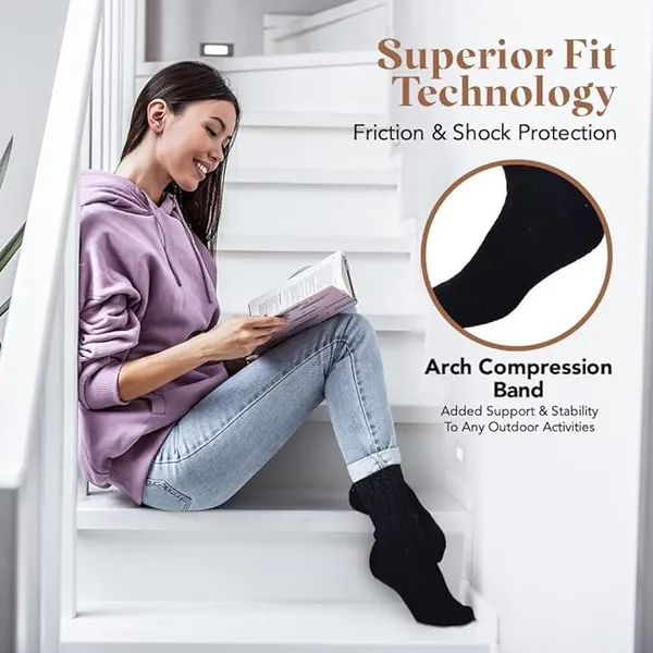 Black_Premium_Terry_Cloth_Calf_Length_Socks_For_Adults_(Pack_Of_3)