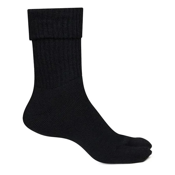 Black_Premium_Terry_Cloth_Calf_Length_Socks_For_Adults_(Pack_Of_3)
