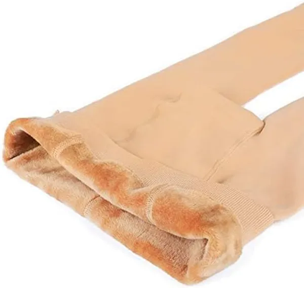 Skin_Premium_Thermal_Fleece_Leggings_With_Socks_For_Women