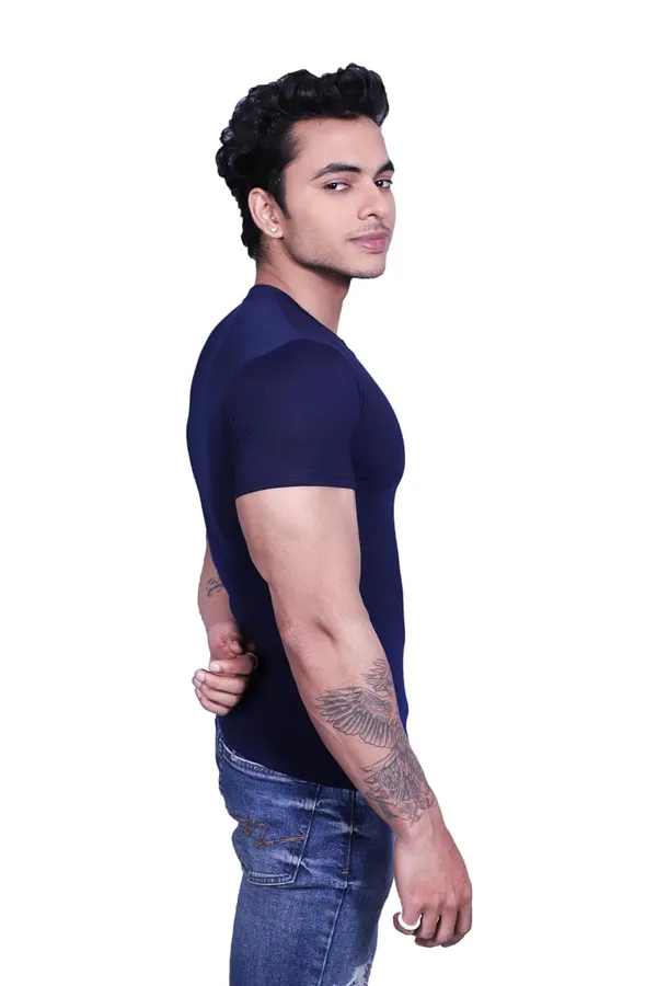 Navy_Blue_Premium_Round_Neck_Cotton_Blend_T-Shirt_For_Mens