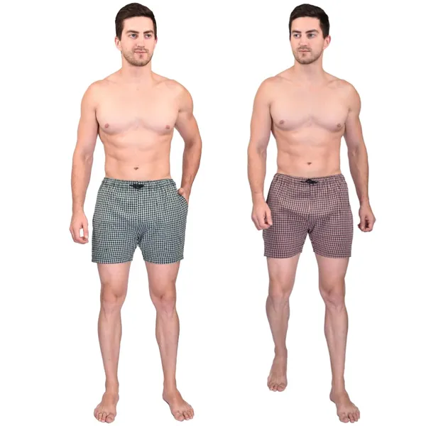 Green_And_Red_Premium_Cotton_Stripe_Boxer_Shorts_For_Mens_(Pack_Of_2)