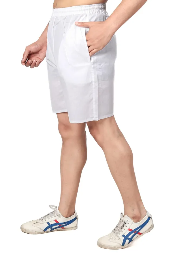 White_Premium_Cotton_Blend_Boxer_Shorts_With_Side_Pockets_For_Men