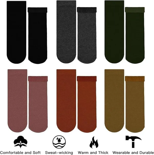 Multicolor_Premium_Thermal_Toe_Socks_For_Adults_(Pack_Of_6)