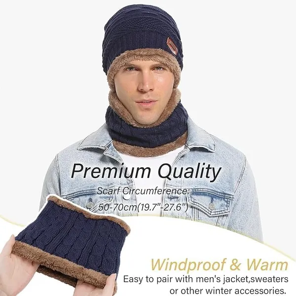 Navy_Blue_Premium_Winter_Knit_Set_With_Beanie_Cap_Neck_Warmer_Scarf_And_Woolen_Gloves_For_Adults_(Pack_Of_4)