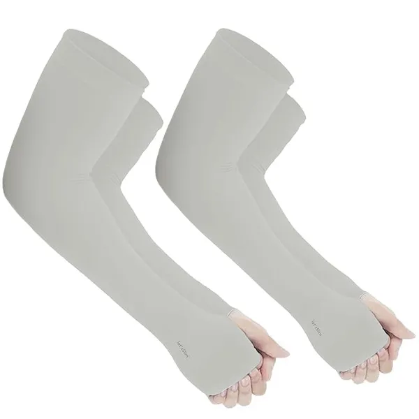 Grey_Premium_Arm_Sleeves_With_Uv_Protection_For_Adults_(Pack_Of_4)