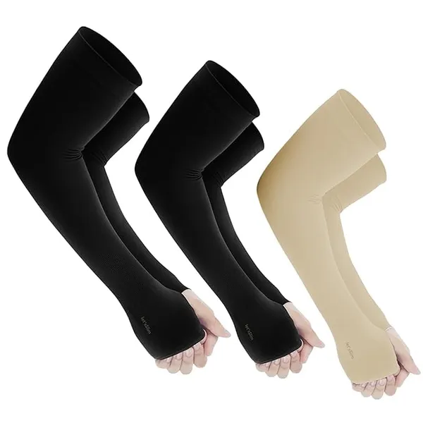 Black_And_Skin_Premium_Arm_Sleeves_With_Uv_Protection_For_Adults_(Pack_Of_3)