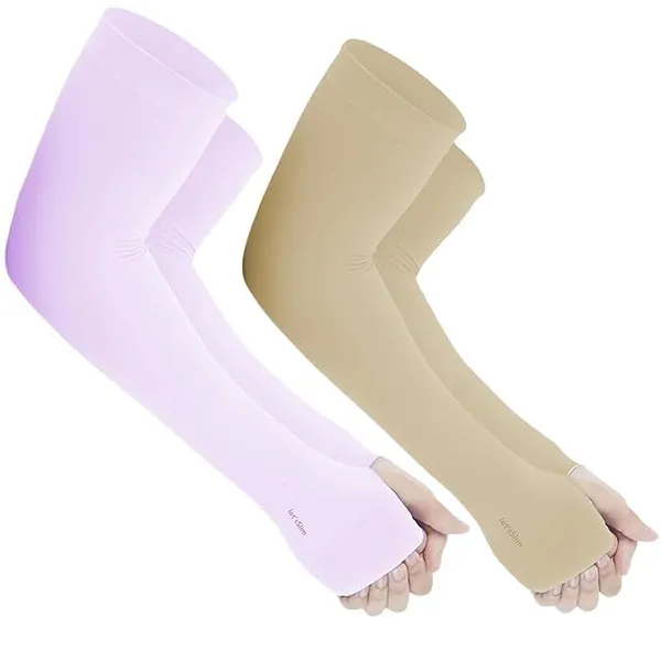 Lavender_And_Skin_Premium_Arm_Sleeves_With_Uv_Protection_For_Adults_(Pack_Of_4)