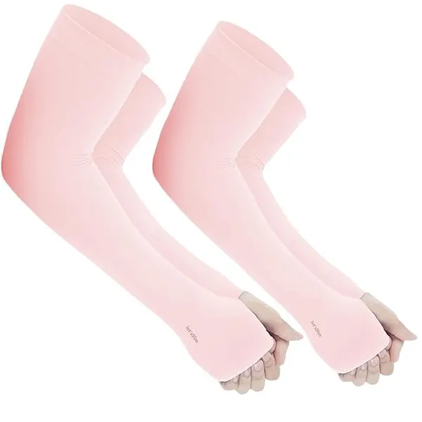 Pink_Premium_Arm_Sleeves_With_Uv_Protection_For_Women_(Pack_Of_2)