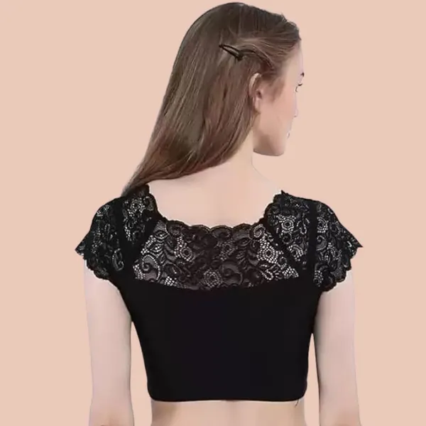 Black_Premium_Lace_Net_Blouse_For_Women_(Pack_Of_5)