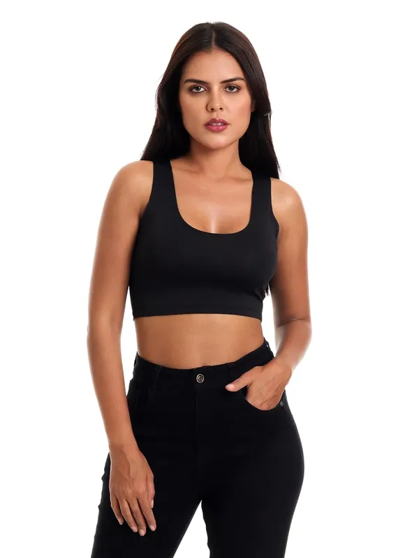 Black_Premium_Cotton_Readymade_Saree_Blouse_For_Women_(Pack_Of_5)