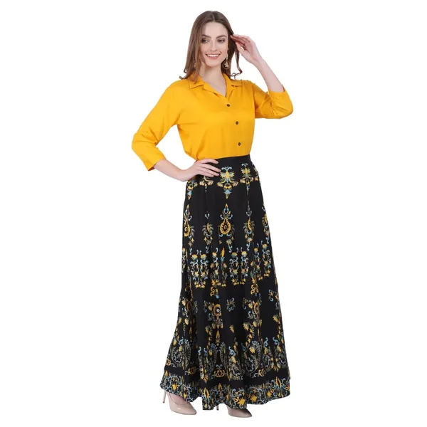 Yellow_And_Black_Premium_Teri_Cotton_Blend_Track_Pants_Mid_Rise_Regular_Fit_Joggers_With_Side_Piping_For_Gym_Sports_Workout_For_Women
