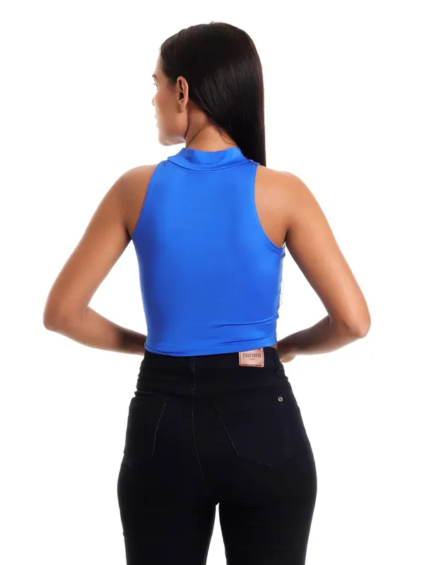 Blue_Premium_Cotton_Saree_Blouse_For_Women