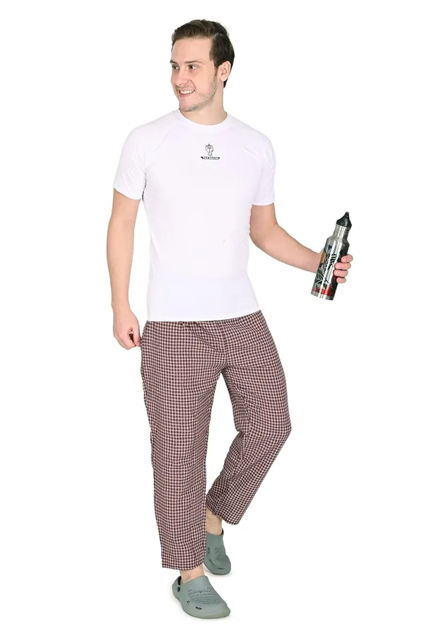 Red_Premium_Cotton_Blend_Pyjama_For_Men