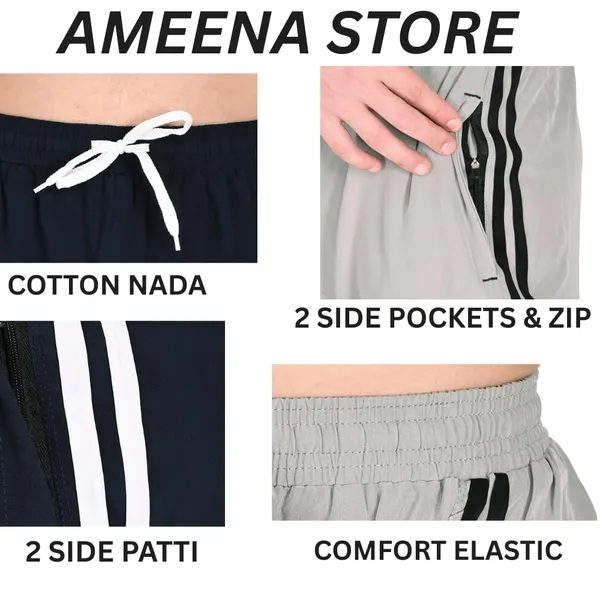 White_And_Grey_Premium_Cotton_Track_Pants_With_Pockets_For_Men_(Pack_Of_2)