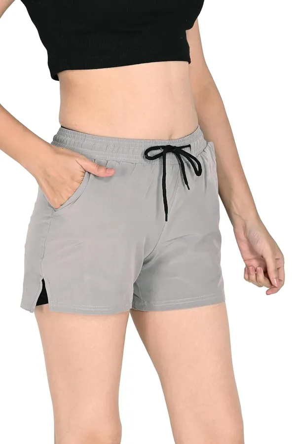 Grey_Premium_2_In_1_Running_Shorts_With_Inner_Tights_For_Women