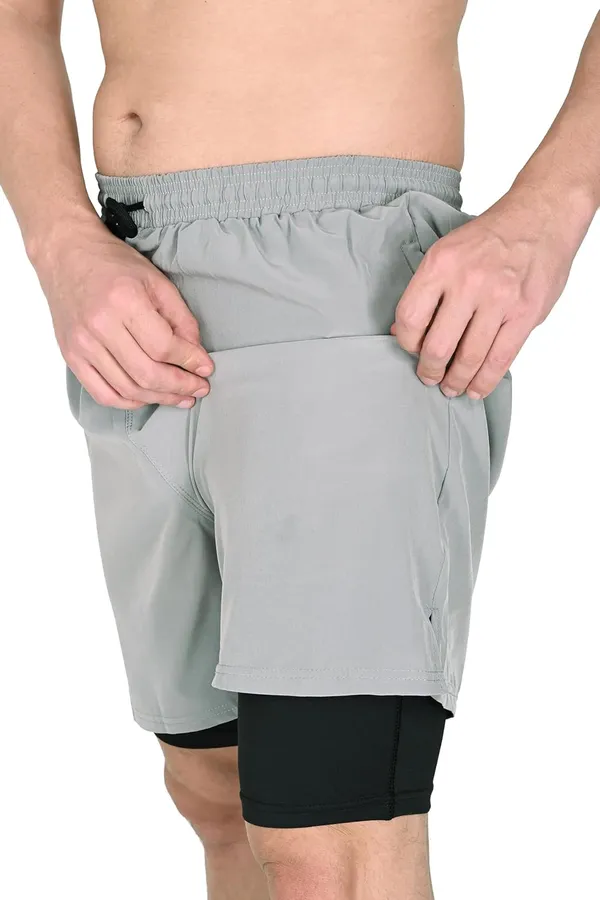 Grey_Premium_Cotton_Checkered_Boxer_Shorts_Ultra_Light_Breathable_With_Pocket_Regular_Fit_Mid_Rise_For_Men