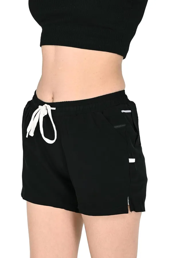 Black_Premium_2_In_1_Running_Shorts_With_Inner_Tights_For_Women