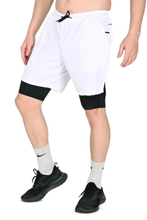 White_Premium_Dry_Fit_Running_Shorts_With_Mobile_Pockets_For_Men_(Pack_Of_4)