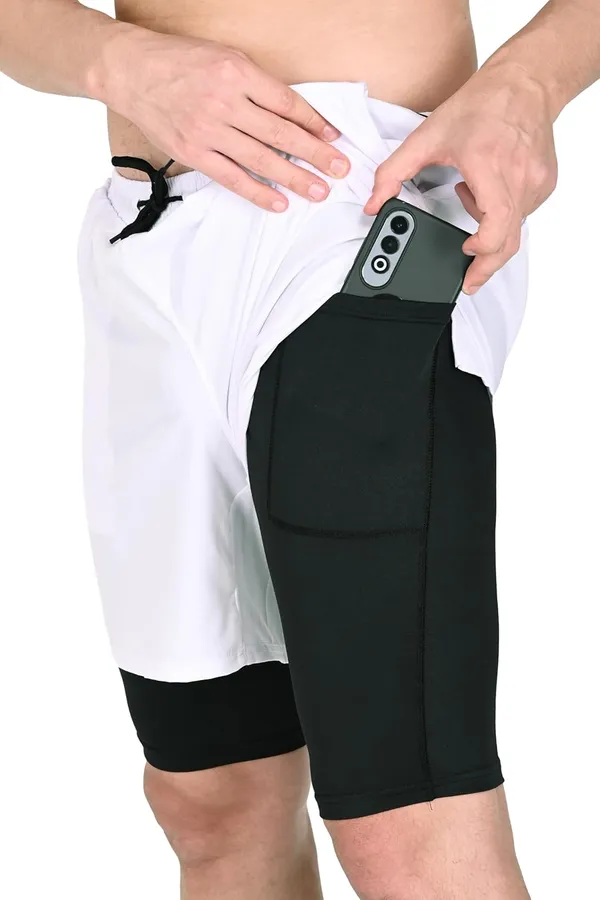 White_Premium_Dry_Fit_Running_Shorts_With_Mobile_Pockets_For_Men_(Pack_Of_4)