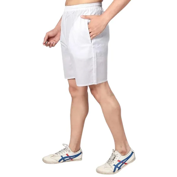 White_Premium_Cotton_Blend_Boxer_Shorts_With_Side_Pockets_For_Men