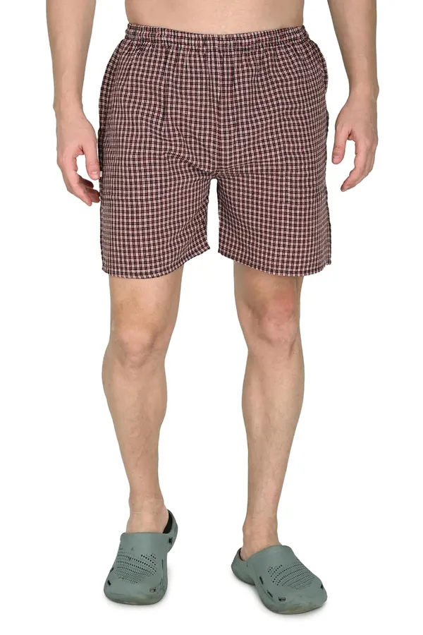 Red_Premium_Cotton_Checkered_Boxer_Shorts_Ultra_Light_Breathable_With_Pocket_Regular_Fit_Mid_Rise_For_Men_(Pack_Of_4)