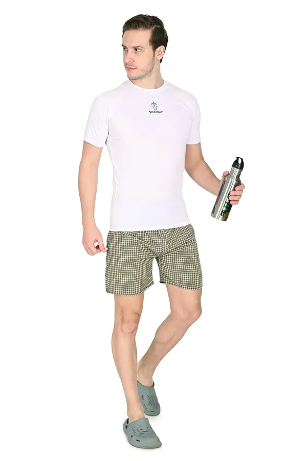 Yellow_Premium_Cotton_Checkered_Boxer_Shorts_Ultra_Light_Breathable_With_Pocket_Regular_Fit_Mid_Rise_For_Men