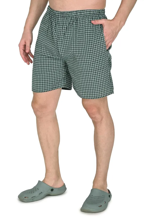 Yellow_And_Green_Premium_Cotton_Checkered_Boxer_Shorts_With_Pocket_Ultra_Light_Soft_Comfort_For_Mens_(Pack_Of_2)