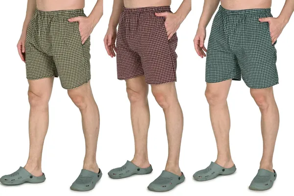 Yellow_And_Red_And_Green_Premium_Cotton_Checkered_Boxer_Shorts_With_Pocket_Ultra_Light_Soft_Comfort_For_Men_(Pack_Of_3)
