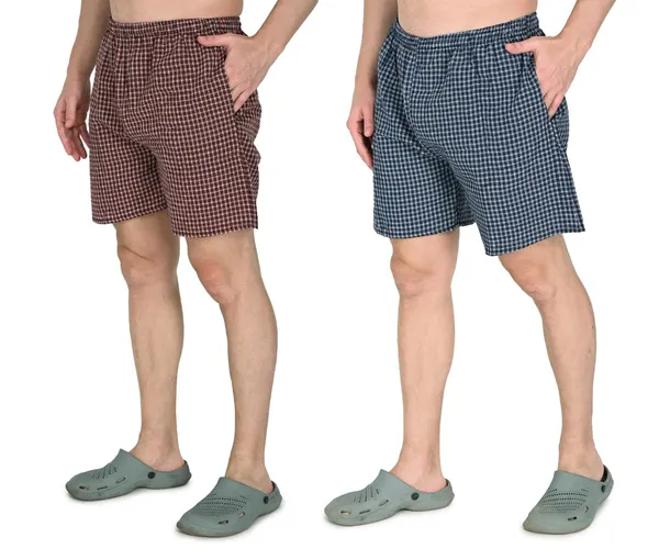 Red_And_Blue_Premium_Cotton_Checkered_Boxer_Shorts_With_Pocket_Ultra_Light_Soft_Comfort_For_Men