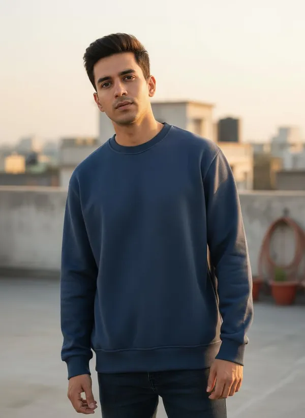 Navy_Blue_Premium_Round_Neck_Sweatshirt_For_Men