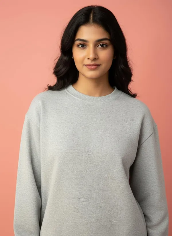 Grey_Premium_Round_Neck_Sweatshirt_For_Women