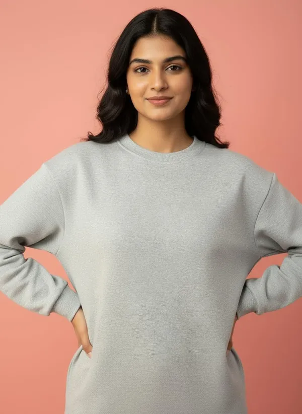 Grey_Premium_Round_Neck_Sweatshirt_For_Women