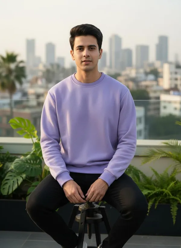 Lavender_Premium_Round_Neck_Sweatshirt_For_Men